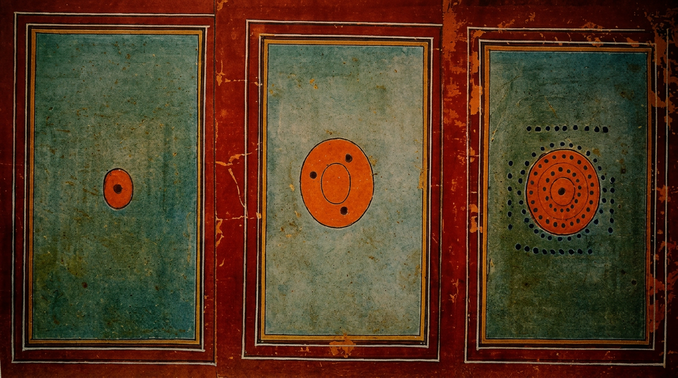 Souk Drop hero — painted triptych panels